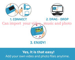 Zenvra Preserved Rose Memory Box with 7" LCD Display