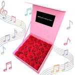 Zenvra Preserved Rose Memory Box with 7" LCD Display